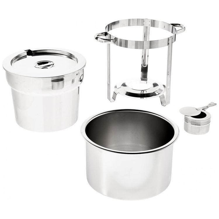 Rechaud-Redondo-5L-em-Aco-Inoxidavel-com-Tampa-e-Queimador-foto-2