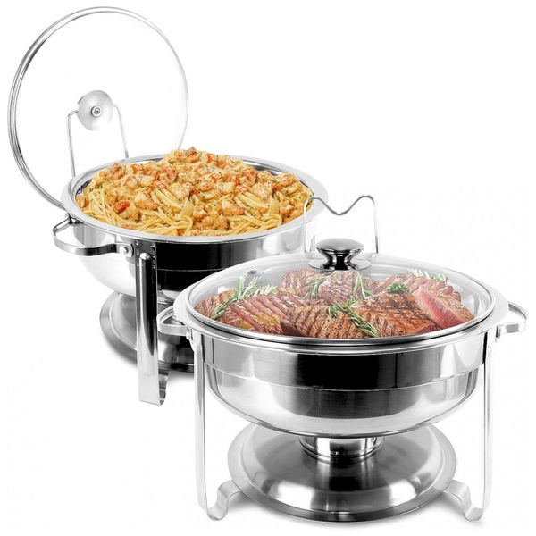 Conjunto-de-Rechaud-Redondo-4-L-de-Aco-Inoxidavel-com-foto-0