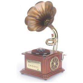 Mini-Gramofone-Retro-com-Entrada-Usb-Aux-Radio-FM-foto-0