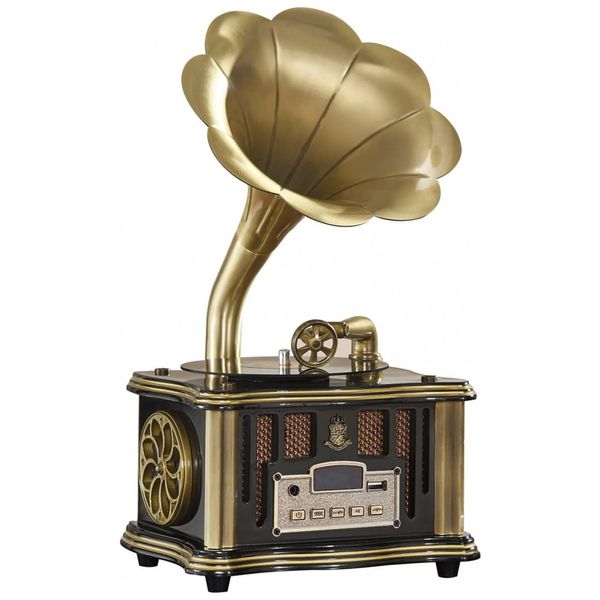Mini-Gramofone-Retro-com-Entrada-USB-AUX-Radio-FM-foto-0