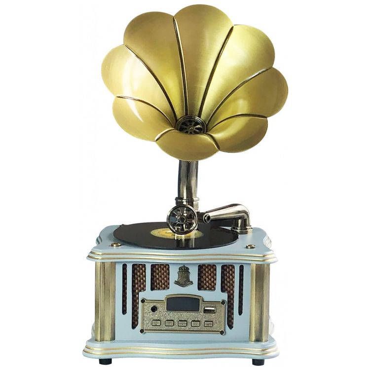 Mini-Gramofone-Retro-com-Entrada-USB-AUX-Radio-FM-foto-3