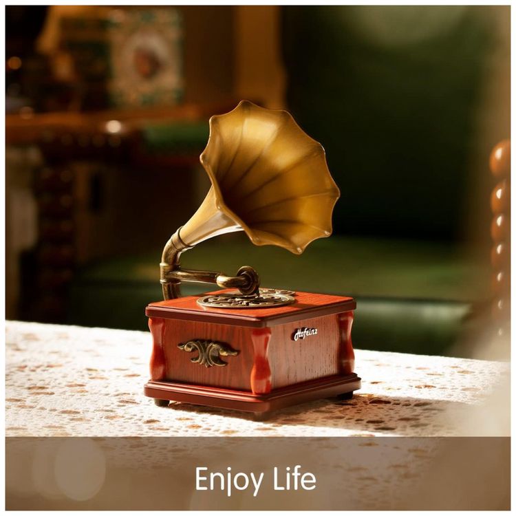Mini-Gramofone-Toca-Discos-Retro-com-USB-AUX-e-Bluetooth-foto-4