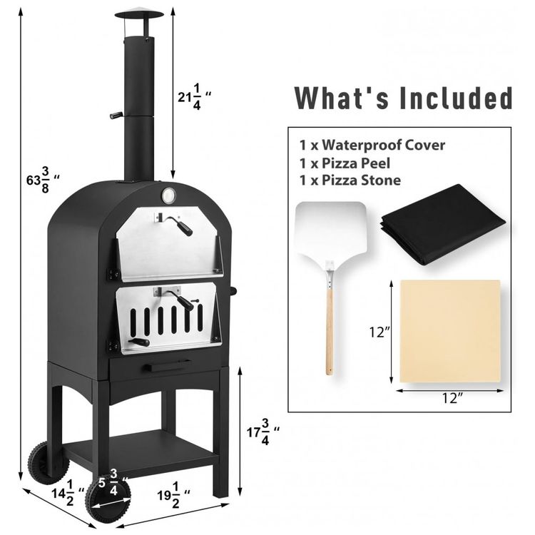 Forno-de-Pizza-a-Gas-Portatil-a-Prova-Dagua-com-Tampa-e-foto-5