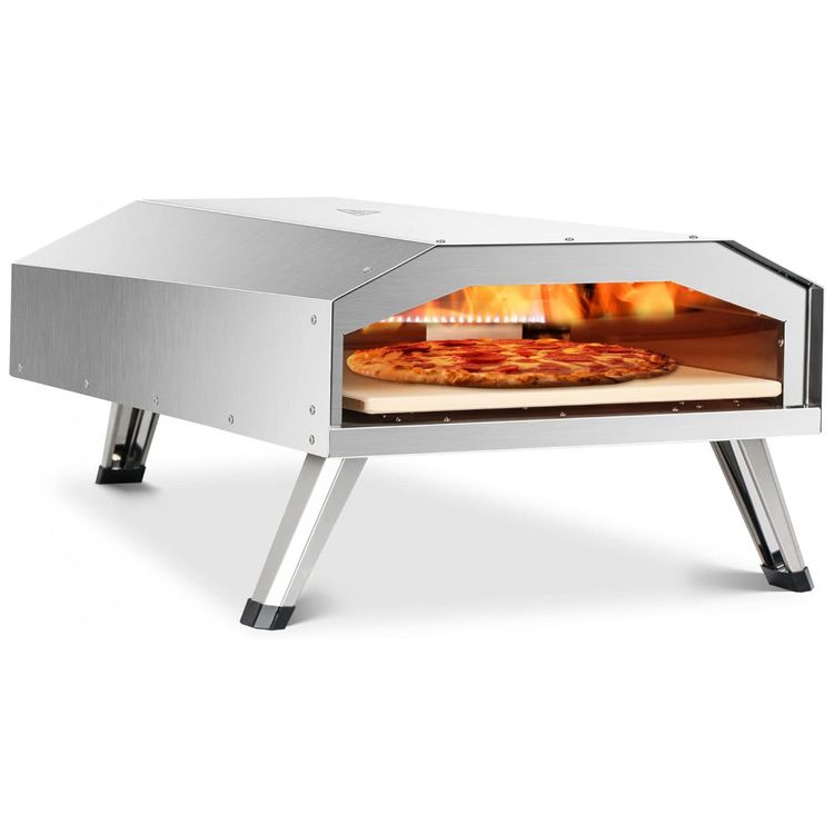 Forno-de-Pizza-a-Gas-Portatil-Aco-Inoxidavel-com-Pedra-para-foto-0