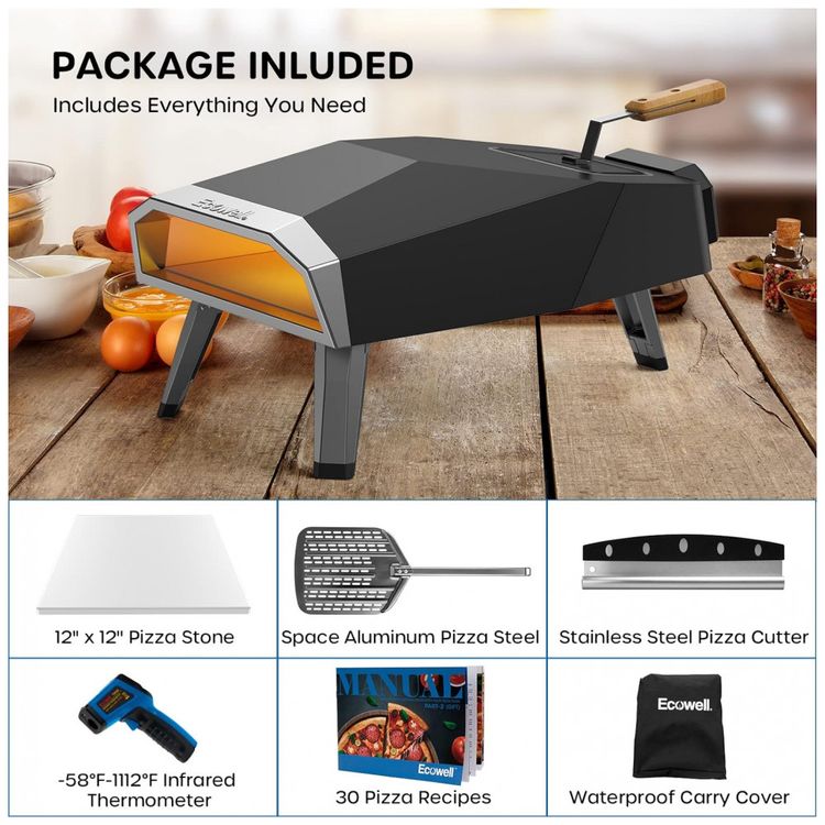 Forno-de-Pizza-a-Gas-Portatil-com-Pedra-Descascador-foto-2
