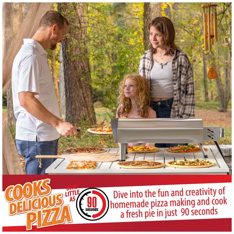 Forno-de-Pizza-a-Gas-Portatil-Aco-Inoxidavel-com-Pedra-de-foto-1