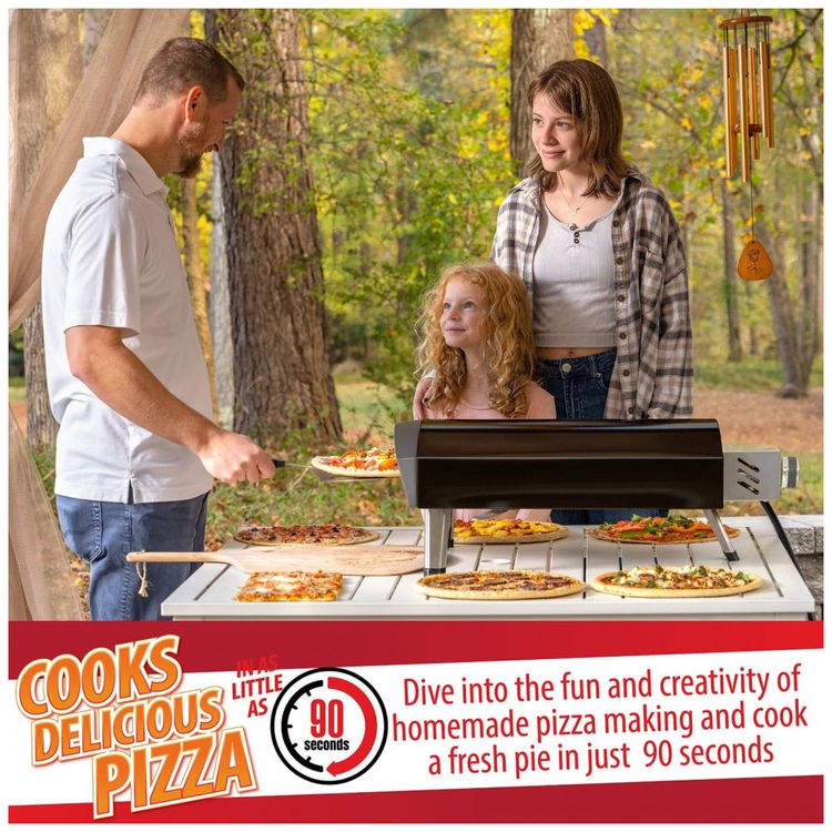 Forno-de-Pizza-a-Gas-Portatil-Aco-Inoxidavel-com-Pedra-de-foto-1