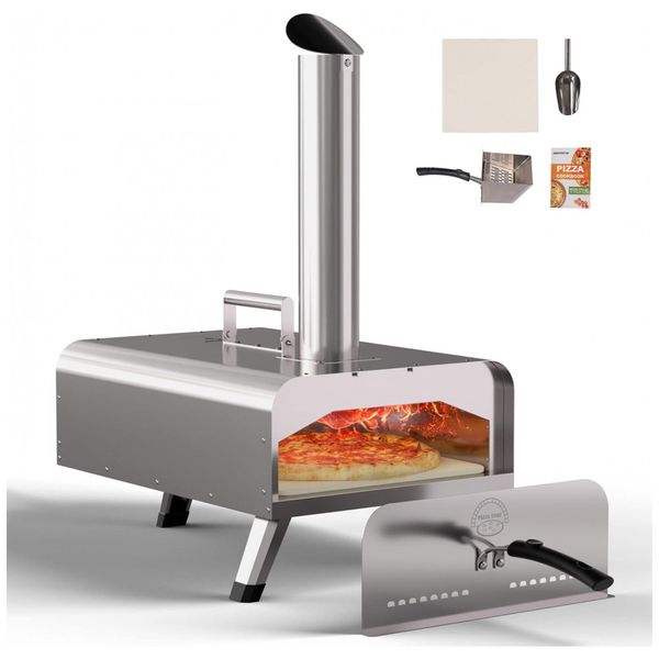 Forno-de-Pizza-a-Gas-Portatil-Aco-Inoxidavel-com-Livro-de-foto-0