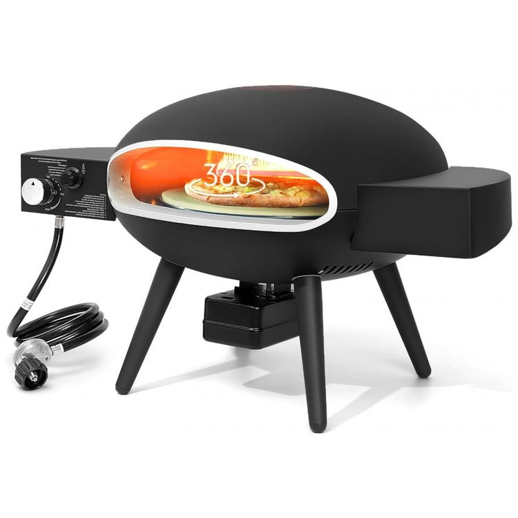 Forno-de-Pizza-a-Gas-Portatil-com-Sistema-de-Autorrotacao-e-foto-0