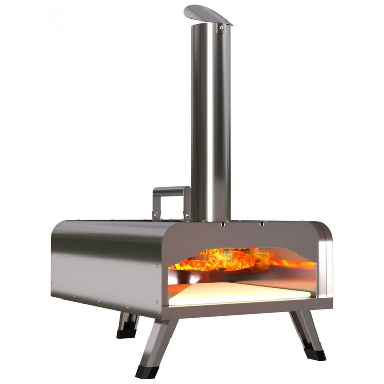 Forno-de-Pizza-a-Gas-Portatil-Aco-Inoxidavel-com-Livro-de-foto-0