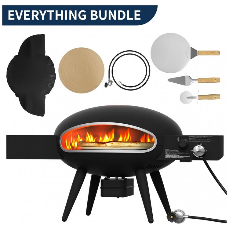 Forno-de-Pizza-a-Gas-Portatil-com-Sistema-de-Autorrotacao-e-foto-4