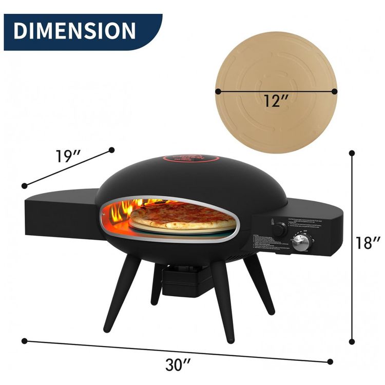 Forno-de-Pizza-a-Gas-Portatil-com-Sistema-de-Autorrotacao-e-foto-5