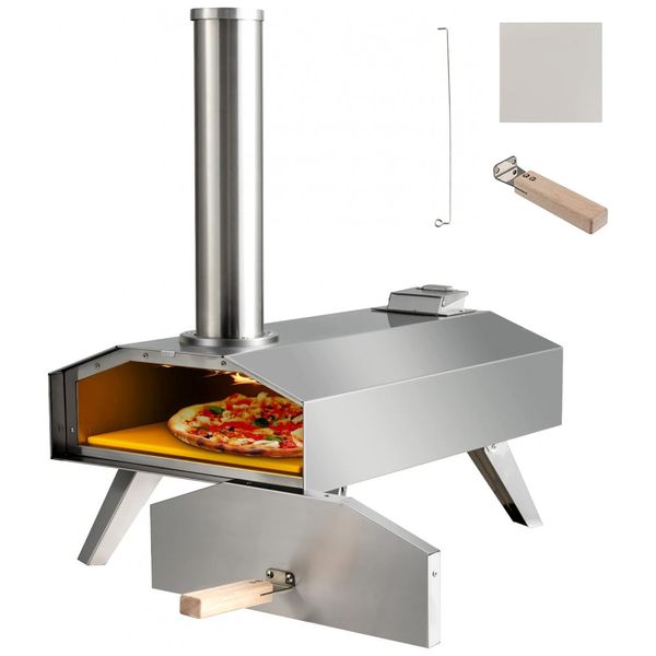 Forno-de-Pizza-a-Gas-Portatil-Aco-Inoxidavel-com-Pedra-de-foto-0
