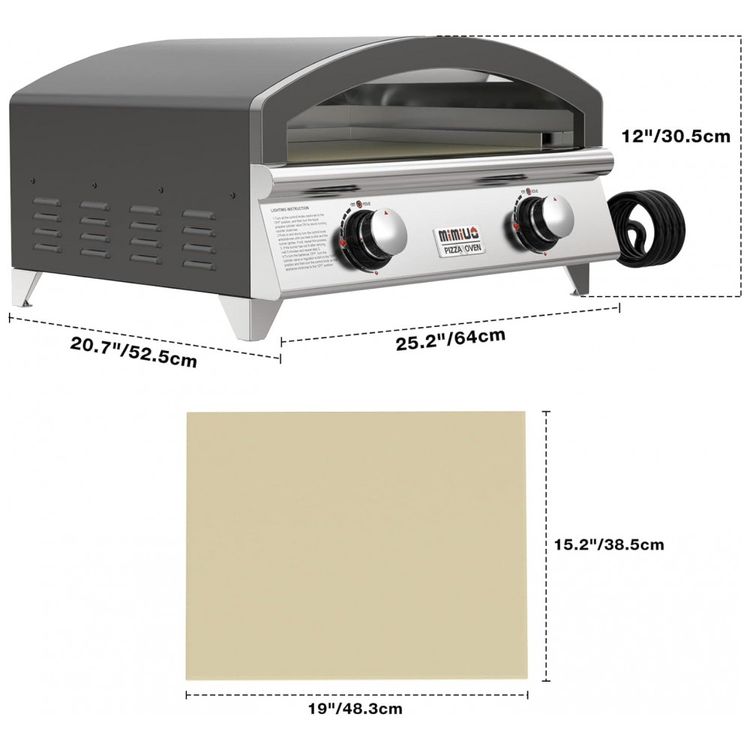 Forno-de-Pizza-a-Gas-Portatil-Aco-Inoxidavel-e-foto-1