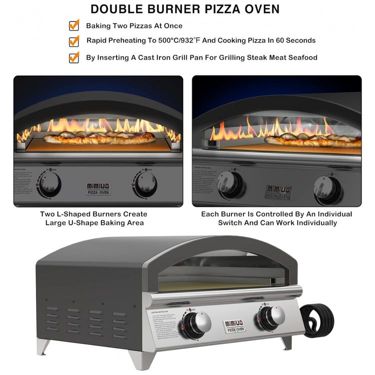 Forno-de-Pizza-a-Gas-Portatil-Aco-Inoxidavel-e-foto-2