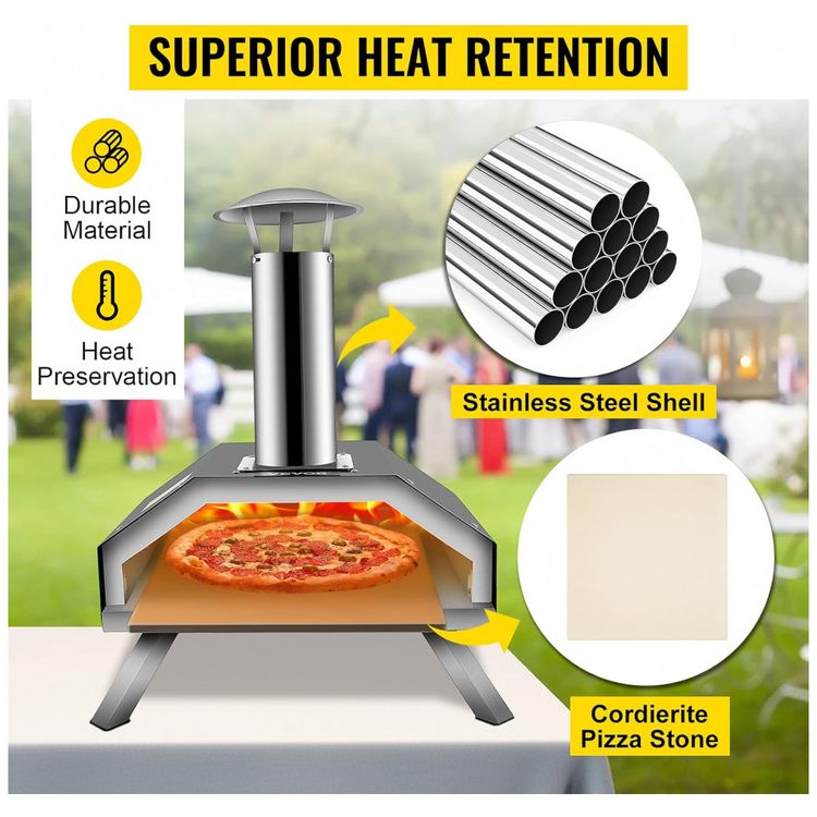 Forno-de-Pizza-a-Gas-Portatil-Aco-Inoxidavel-com-Pes-foto-3