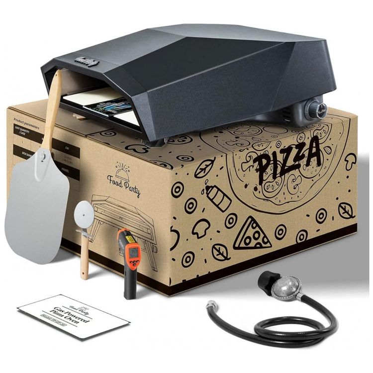 Forno-de-Pizza-a-Gas-Portatil-com-Casca-de-Pizza-Pedra-foto-0