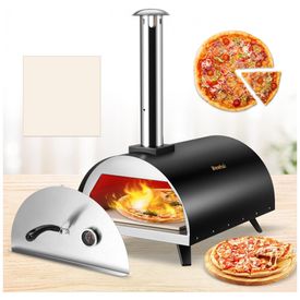 Forno-de-Pizza-a-Carvao-Portatil-Aco-Inoxidavel-com-Pedra-de-foto-0