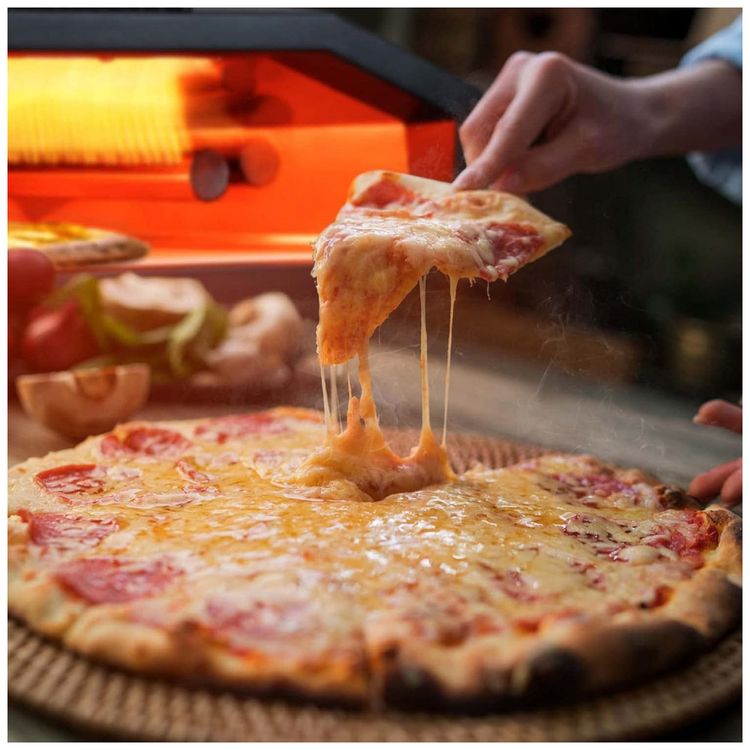 Forno-de-Pizza-a-Gas-Portatil-com-Casca-de-Pizza-Pedra-foto-2