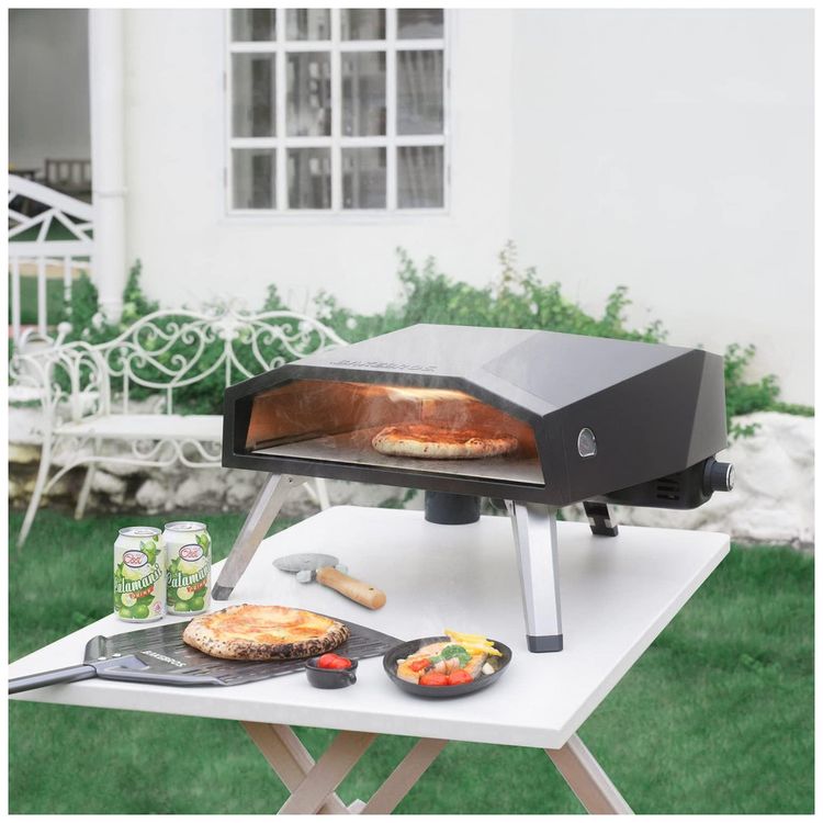 Forno-de-Pizza-a-Gas-Portatil-com-Casca-de-Pizza-Pedra-foto-3