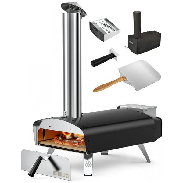 Forno-de-Pizza-a-Carvao-Portatil-com-Pedra-de-Pizza-Mimiuo-foto-0