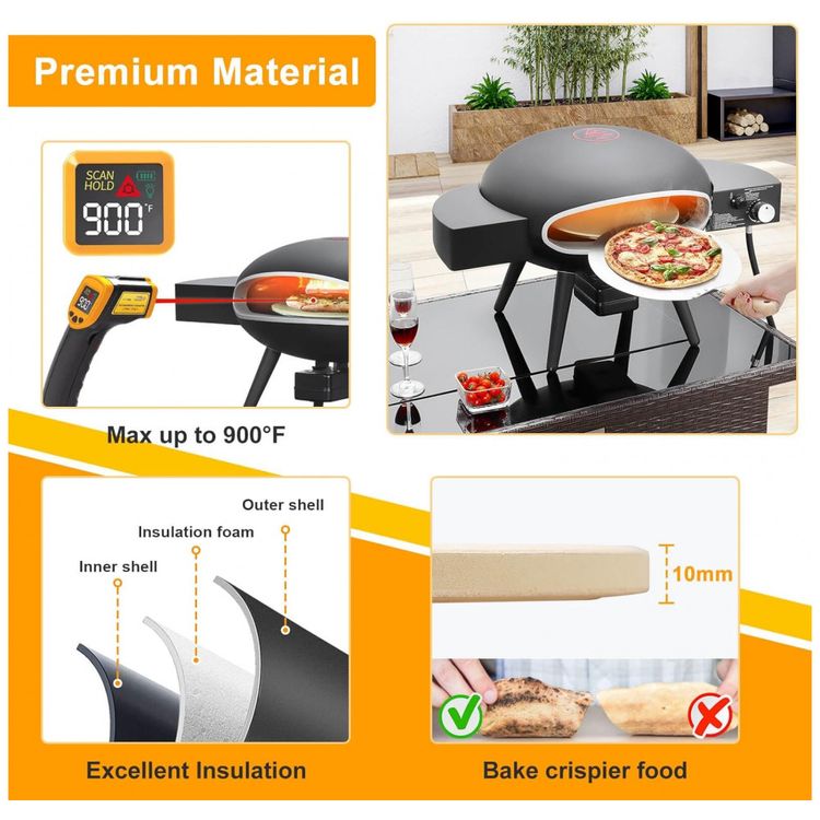 Forno-de-Pizza-a-Gas-Portatil-com-Pedra-Rotativa-Automatica-foto-2