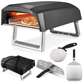 Forno-de-Pizza-a-Gas-Portatil-com-Casca-de-Pizza-Pedra-foto-0