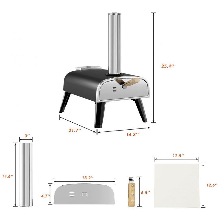 Forno-de-Pizza-a-Lenha-Portatil-Aco-Inoxidavel-Aidpiza-foto-3