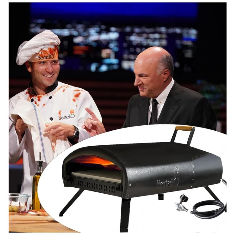 Forno-de-Pizza-a-Lenha-e-Gas-Portatil-com-Isolamento-de-foto-0