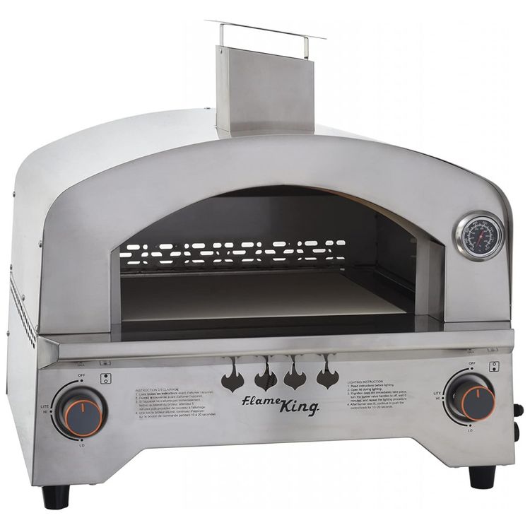 Forno-de-Pizza-a-Gas-Portatil-Aco-Inoxidavel-Flame-King-foto-4