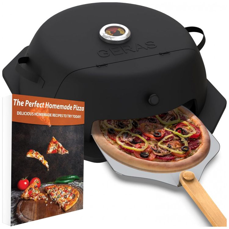 Forno-de-Pizza-a-Carvao-Portatil-com-Pedra-de-Pizza-Geras-foto-0