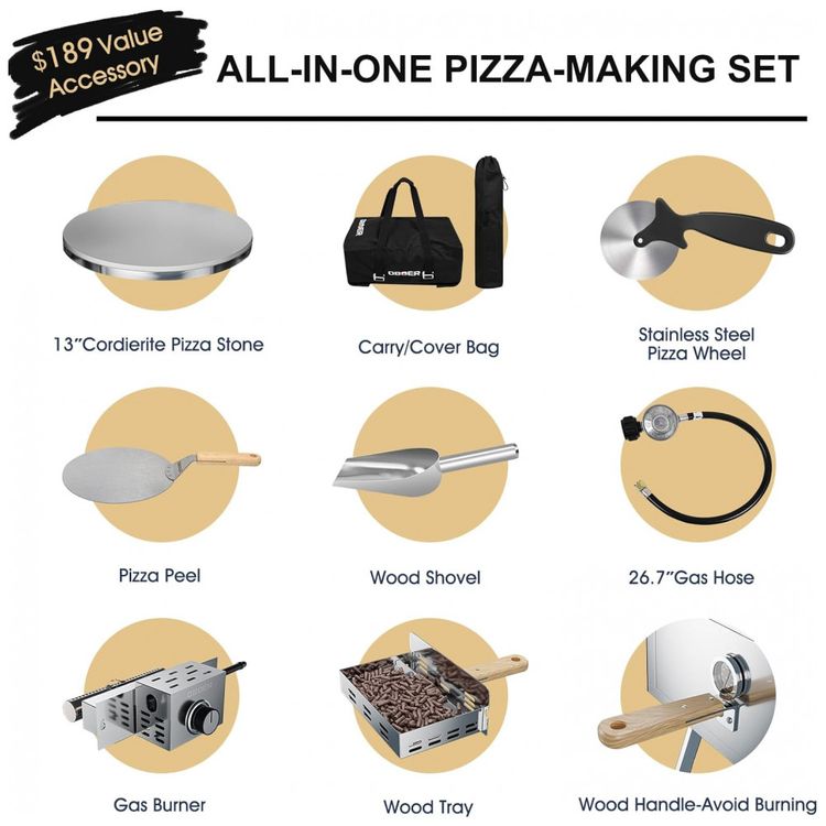 Forno-de-Pizza-a-Gas-Portatil-Aco-Inoxidavel-com-Termometro-foto-4