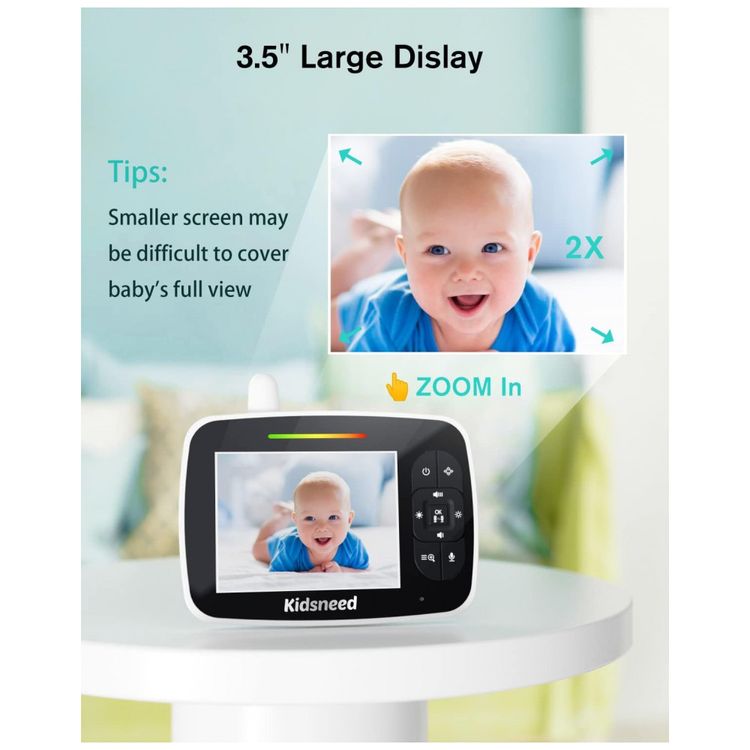 Baba-Eletronica-com-Camera-Audio-Monitor-Zoom-Remoto-foto-1