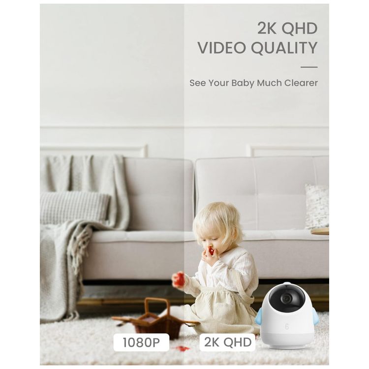 Baba-Eletronica-Inteligente-com-Camera-2K-UHD-Tela-Dividida-foto-1