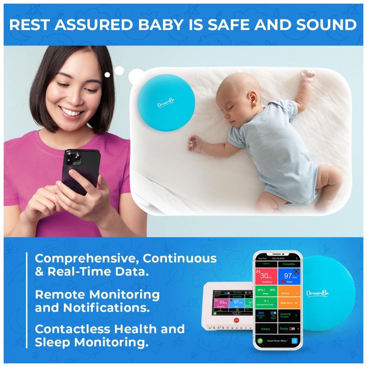 Monitor-de-Respiracao-de-Bebe-Inteligente-sem-Contato-WiFi-foto-3