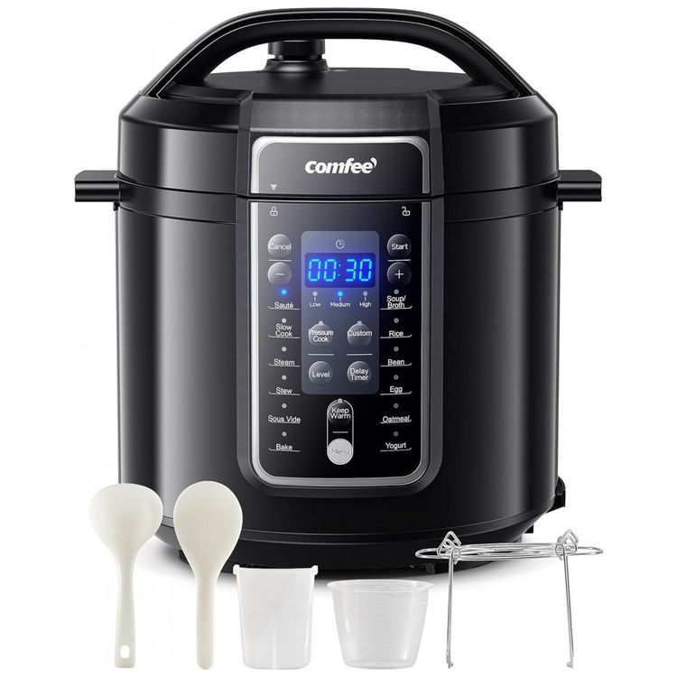Panela-de-Pressao-Eletrica-9-em-1-6L-com-14-Predefinicoes-e-foto-0