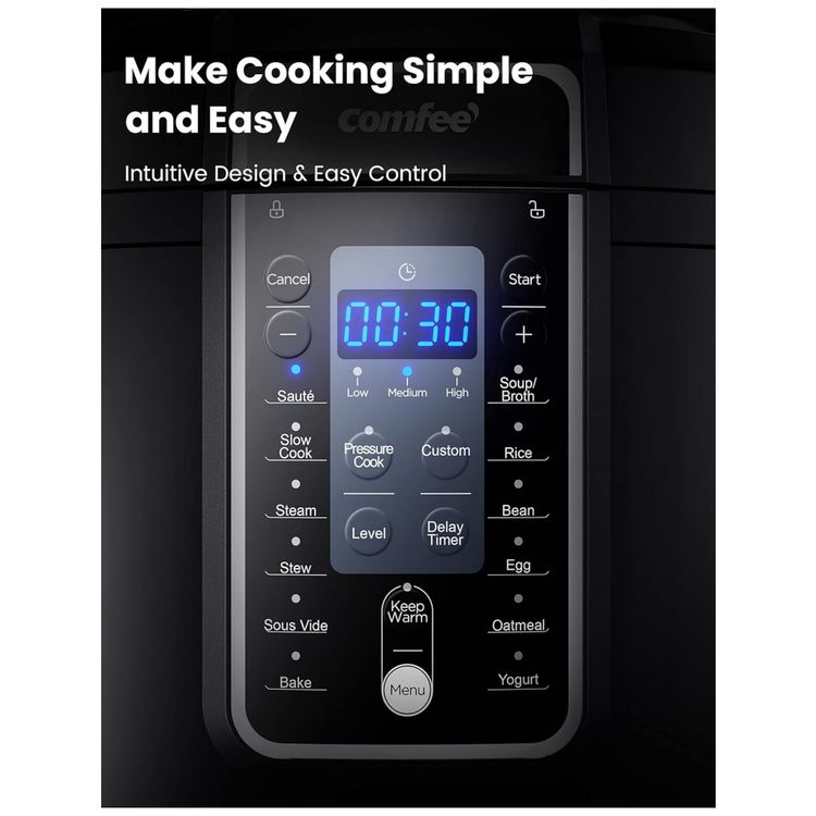 Panela-de-Pressao-Eletrica-9-em-1-6L-com-14-Predefinicoes-e-foto-4