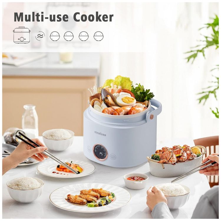 Mini-Panela-de-Arroz-Eletrica-1L-com-Alca-e-Funcao-Manter-foto-3