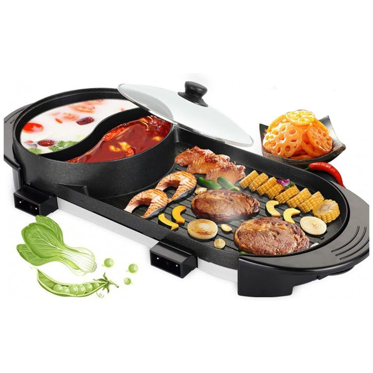 Grill-Eletrico-Antiaderente-2-em-1-serve-ate-8-Porcoes-110V-foto-0