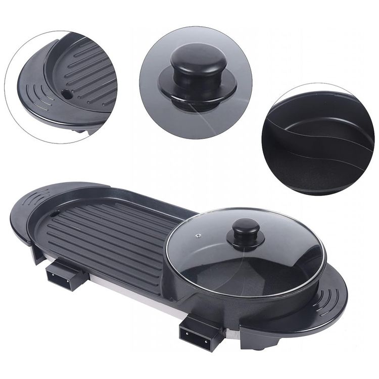 Grill-Eletrico-Antiaderente-2-em-1-serve-ate-8-Porcoes-110V-foto-5