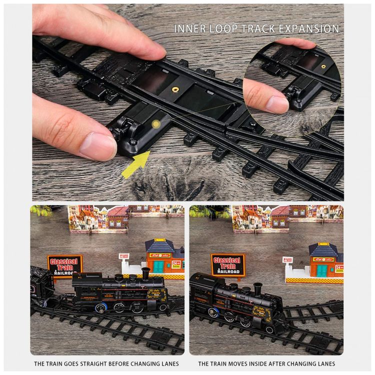 Conjunto-de-Trenzinho-de-Brinquedo-com-Som-de-Trem-Realista-foto-2