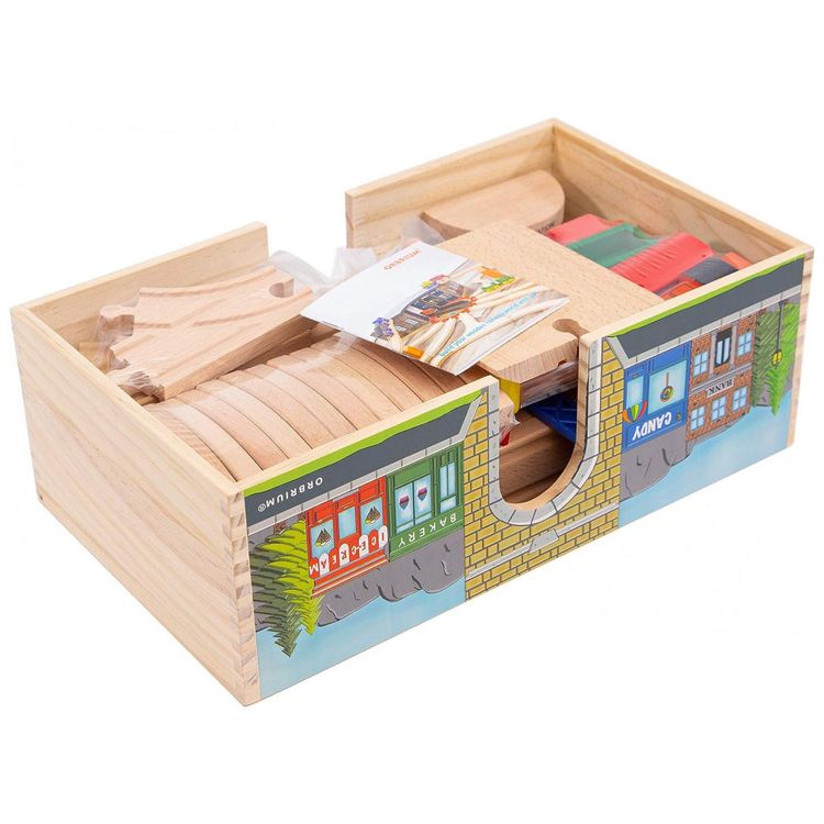 Conjunto-de-Trenzinho-de-Brinquedo-com-Caixa-de-zenamento-e-foto-2