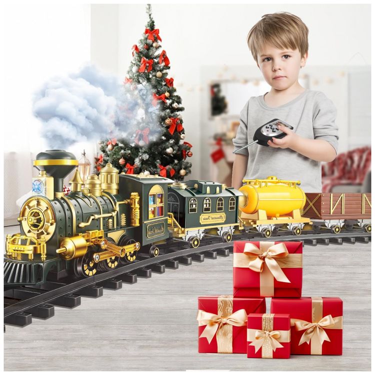 Conjunto-de-Trenzinho-de-Brinquedo-com-Vapor-Controle-foto-5