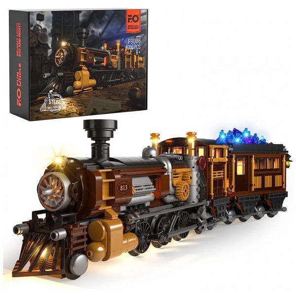 Kit-de-Construcao-Trem-de-Minerio-Steampunk-1056-Pecas-para-foto-0
