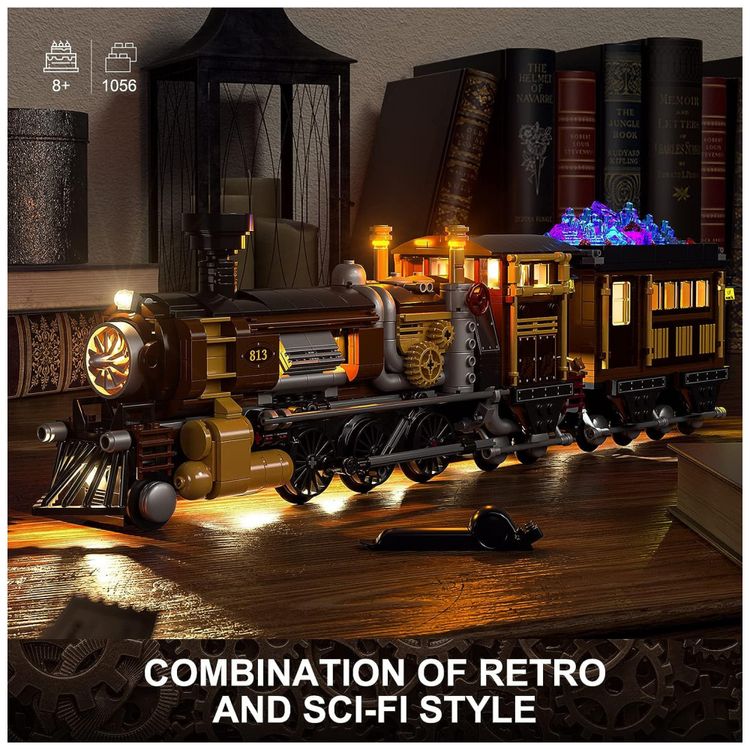 Kit-de-Construcao-Trem-de-Minerio-Steampunk-1056-Pecas-para-foto-4