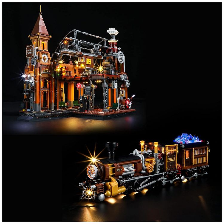 Kit-de-Construcao-Trem-e-Estacao-de-Trem-Steampunk-2899-foto-0
