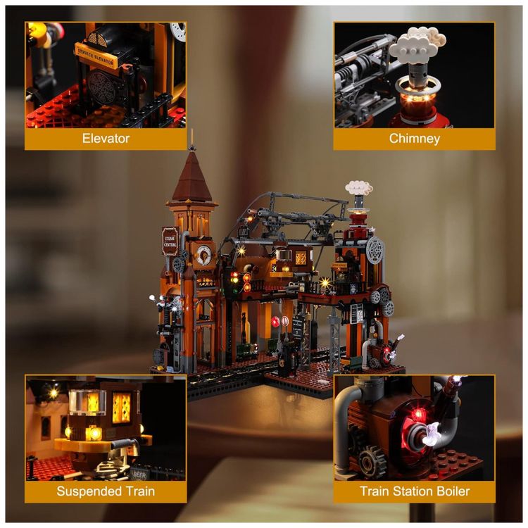 Kit-de-Construcao-Trem-e-Estacao-de-Trem-Steampunk-2899-foto-5