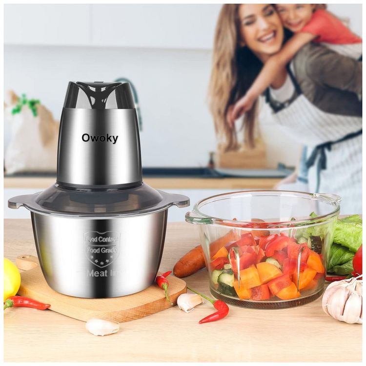 Processador-de-Alimentos-Eletrico-2L-com-2-Velocidades-Aco-foto-5