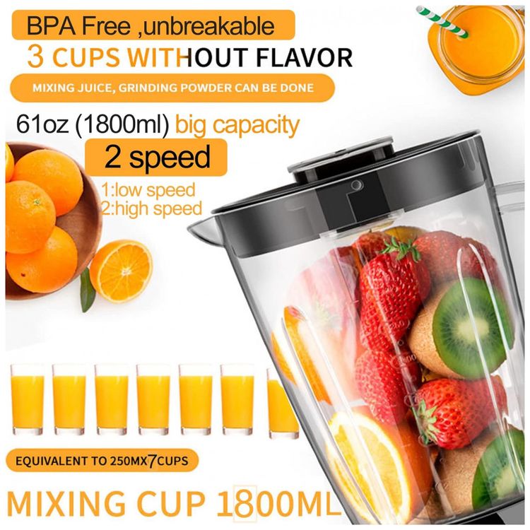 Liquidificador-de-Bancada-4-em-1-1.8L-com-Moedor-para-foto-2