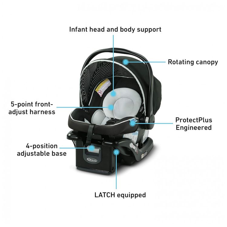 Cadeira-de-Bebe-para-Carro-com-Base-Ajustavel-em-4-Posicoes-foto-5
